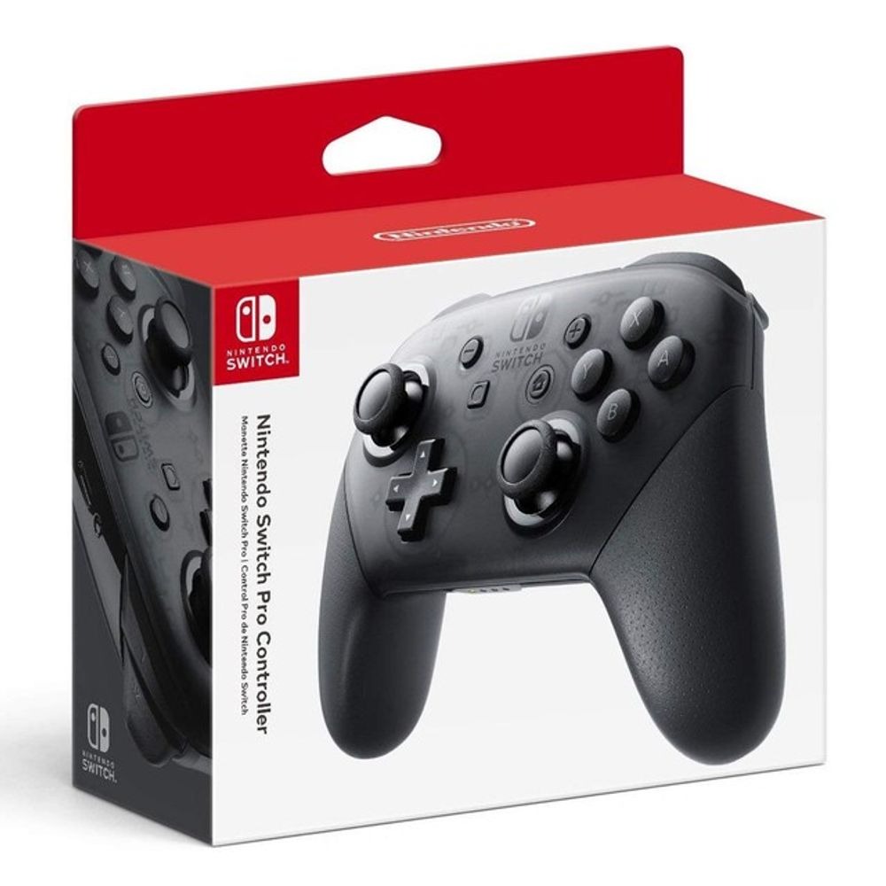 MANDO NINTENDO SWITCH PRO CONTROLLER NEGRO